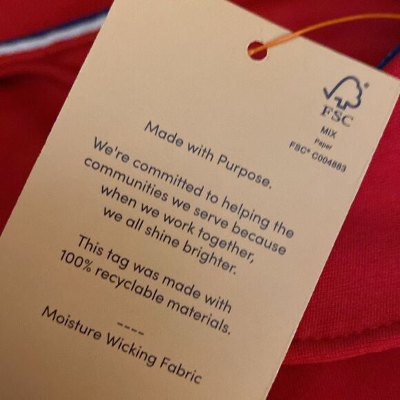 NWT French Toast Girls' Polo Shirt School Uniform Peter Pan Collar Red XXL‎ - Picture 4 of 5